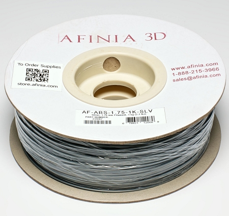 Image de Filament 3D 1,75 mm, argenté 1kg, ABS Value Line
