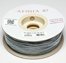 Imagen de Filamento 3D  1,75 , Plata 1kg, ABS Value Line