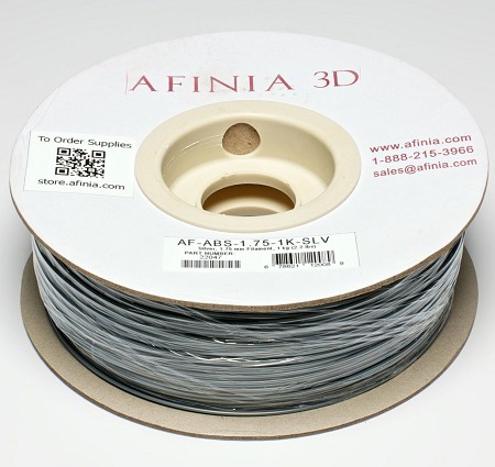 Afbeelding van 3D filament 1,75 , zilver, 1kg, ABS Value Lijn