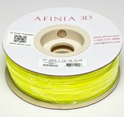 Afbeelding van 3D filament 1,75 , gele, 1kg, ABS Value Lijn