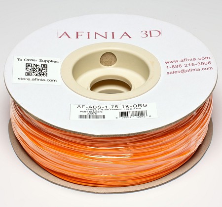 Afbeelding van 3D filament 1,75 , oranje, 1kg, ABS Value Lijn