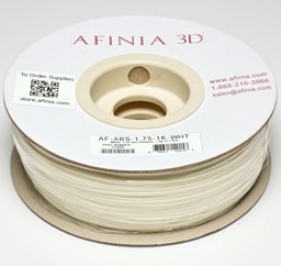 Bild von 3D Filament 1,75 , Weiss 1kg, ABS Value Line