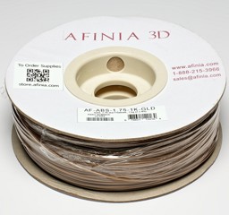 Imagen de Filamentos 3D 1,75 , Oro 1kg, ABS Value Line