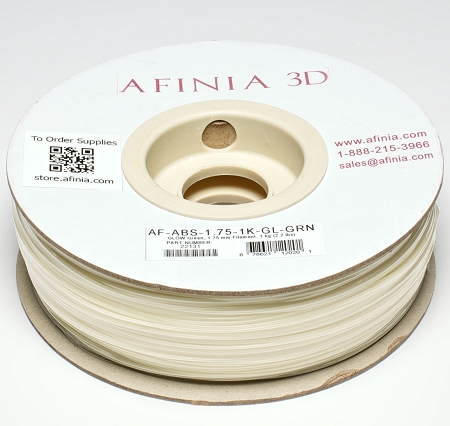 Afbeelding van Speciaal 3D filament 1,75 , Glow Green 1kg, ABS Value Line