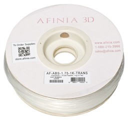 Bild von Specialty 3D Filament 1,75 , Transparent, 1kg, ABS Value Line