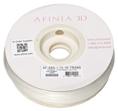 Obraz Specjalistyczny filament 3D 1,75, przezroczysty, 1 kg, ABS Value Line