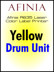 Obraz Afinia R-635 wklad żółty kolor