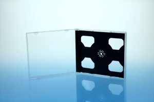 Picture of CD-fack svart hög kvalitet 2CD
