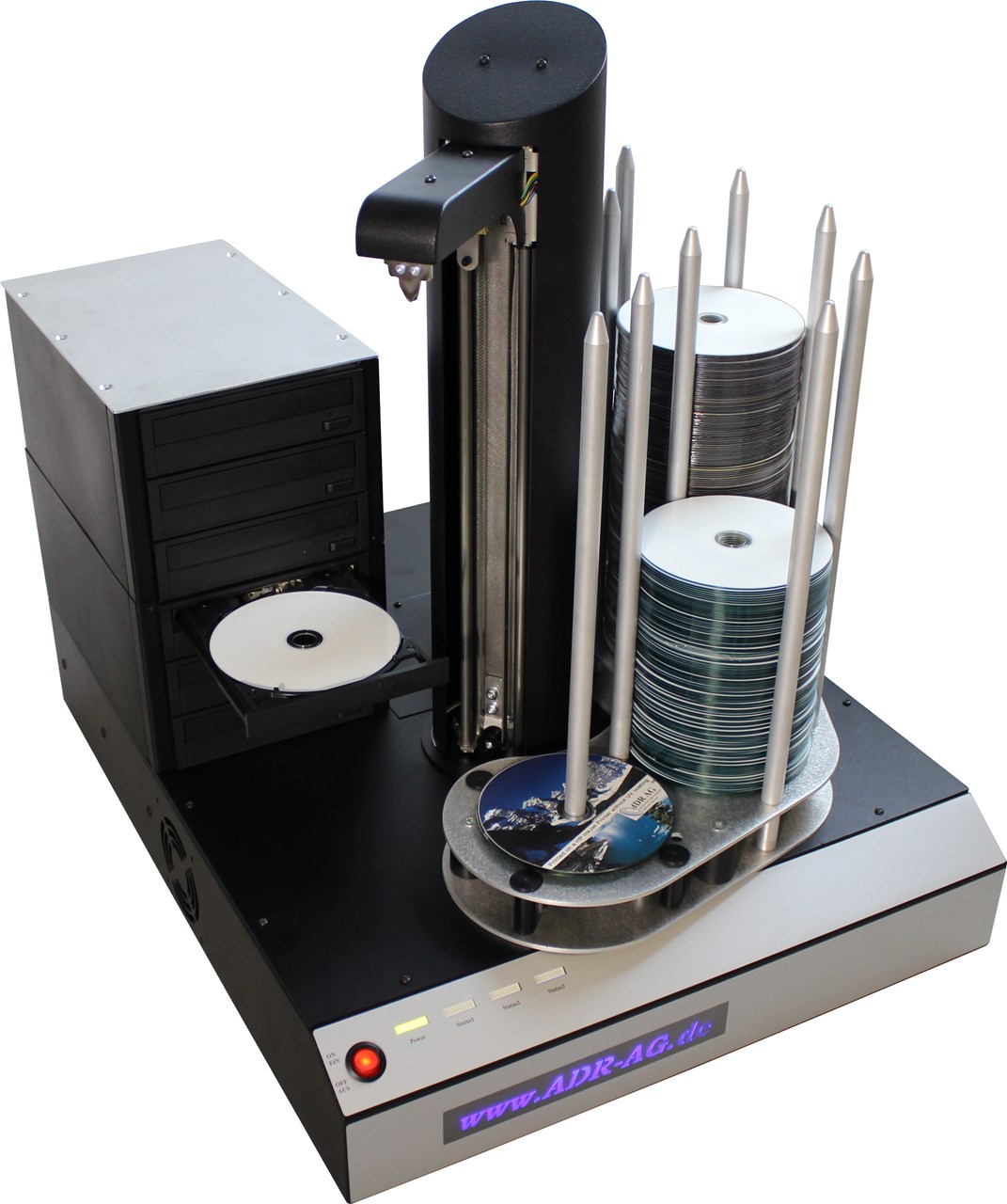 Billede af Cyclone 6 CD / DVD copying robot PC connected