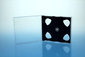 تصویر  علبة  Jewel Case 3 CD مع سطح أسود عالية الجودة