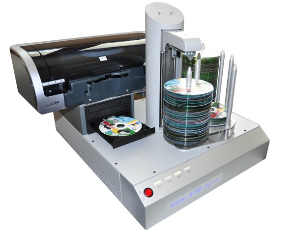 تصویر  الربوت Hurricane 3 لنسخ أقراص CD و DVD و Blu-ray مع طابعة Excellent IV -سعر خاص لجهاز مستعمل-