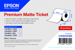 Premium matt ticket címke, 80 mm x 50 m képe