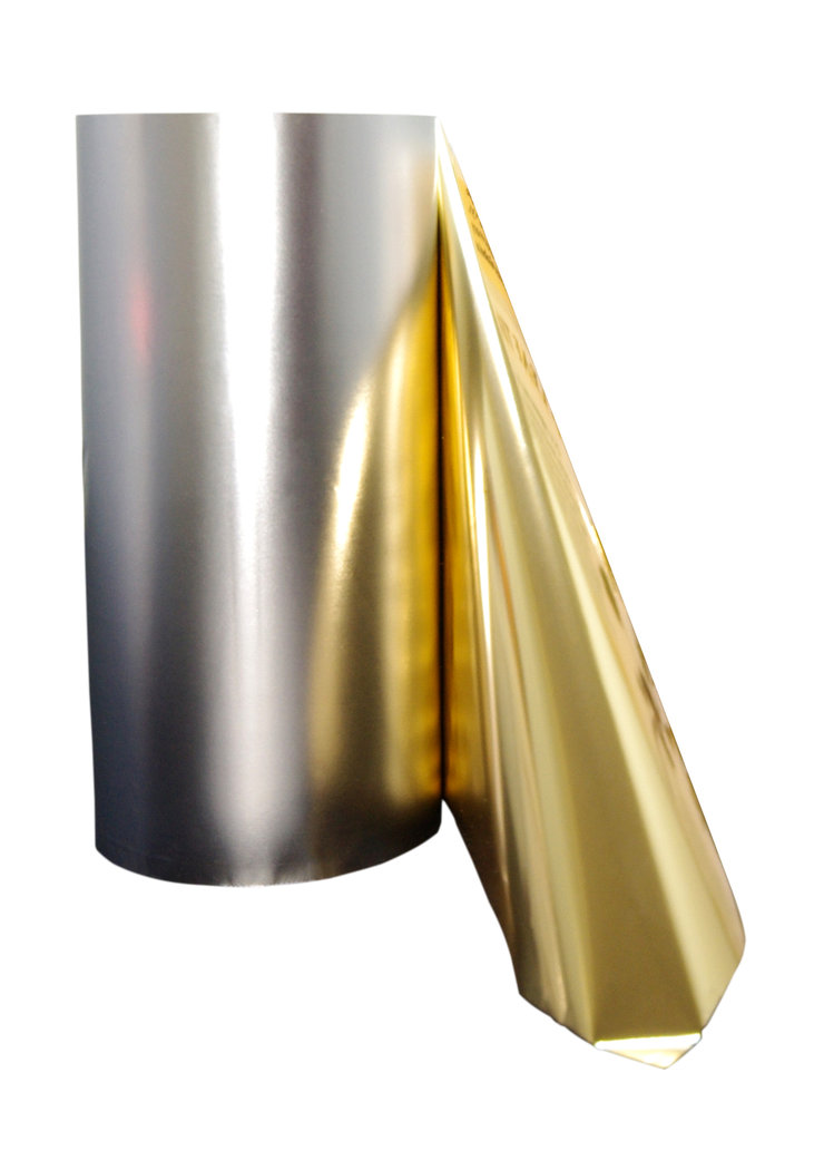 εικόνα του Χρυσό μεταλλικό φύλλο αλουμινίου για εκτυπωτή φύλλων αλουμινίου FX400e/FX500e/FX510e 110mm x 200m