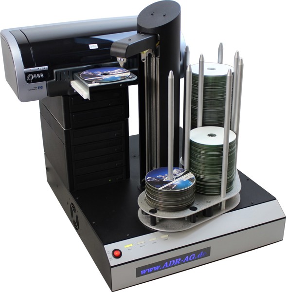 Picture of Cyclone 6 CD/DVD/Blu-ray Disc duplicator publisher inklusive HP Excellent IV-skrivare
