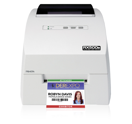 Imagem de Impressora de etiquetas e rótulos RFID a cores RX500e