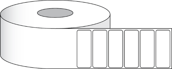 Imagen de Etiquetas de brillo Tuff Coat 4x1,5" (10,16 x 3,81 cm) 1300 etiquetas por rollo, no perforado