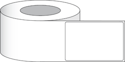 Bild von Papier Matte Etikett 4" x 6" (10,16 x 15,24 cm) 425 Etiketten pro Rolle 3"Kern