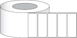 Immagine di Etichette di carta opache 4" x 1,5" (10,16 x 3,81 cm) 1625 etichette per rotolo 3" di anima