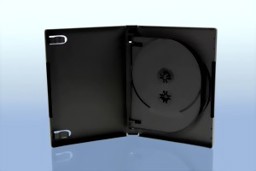 5 darabos DVD-doboz fekete, highgrade képe