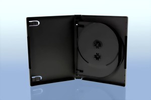 تصویر  علبة 7 DVD سوداء ذات جودة عالية