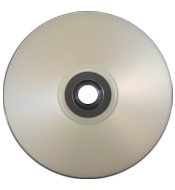 Imagen de DVDs vírgenes 4,7 GB, 16x, plateados, para impresoras de retransferenica térmica, Taiyo Yuden / JVC