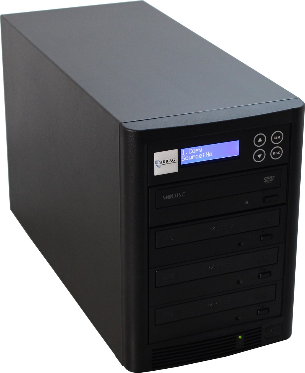 Afbeelding van CD/DVD Copytower met 3 DVD-stations LITEON PREMIUM & 1TB HDD