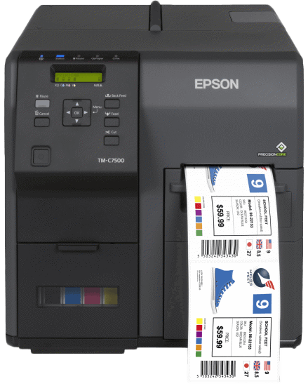 Immagine di Epson ColorWorks C7500 stampante di etichette per bottiglie
