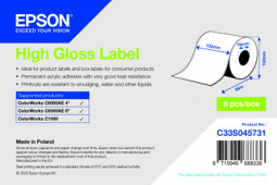 Pilt High Gloss Label - Continuos Roll: 102mm x 58m