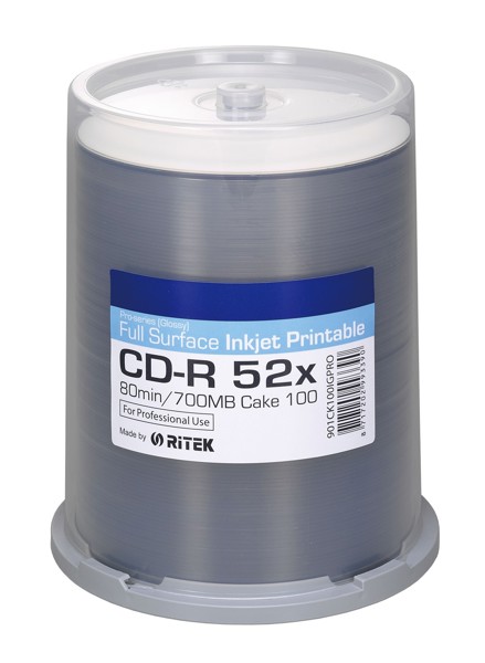 CD-R RITEK インクジェット・ホワイトの画像