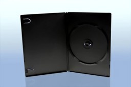 Obraz Pudełko na DVD - wąska czarna wersja wysokiej jakości