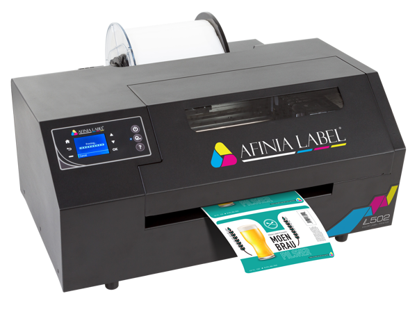 Obraz Kolorowa drukarka etykiet Afinia L502 z technologią DuraPrime ™ Duo Ink