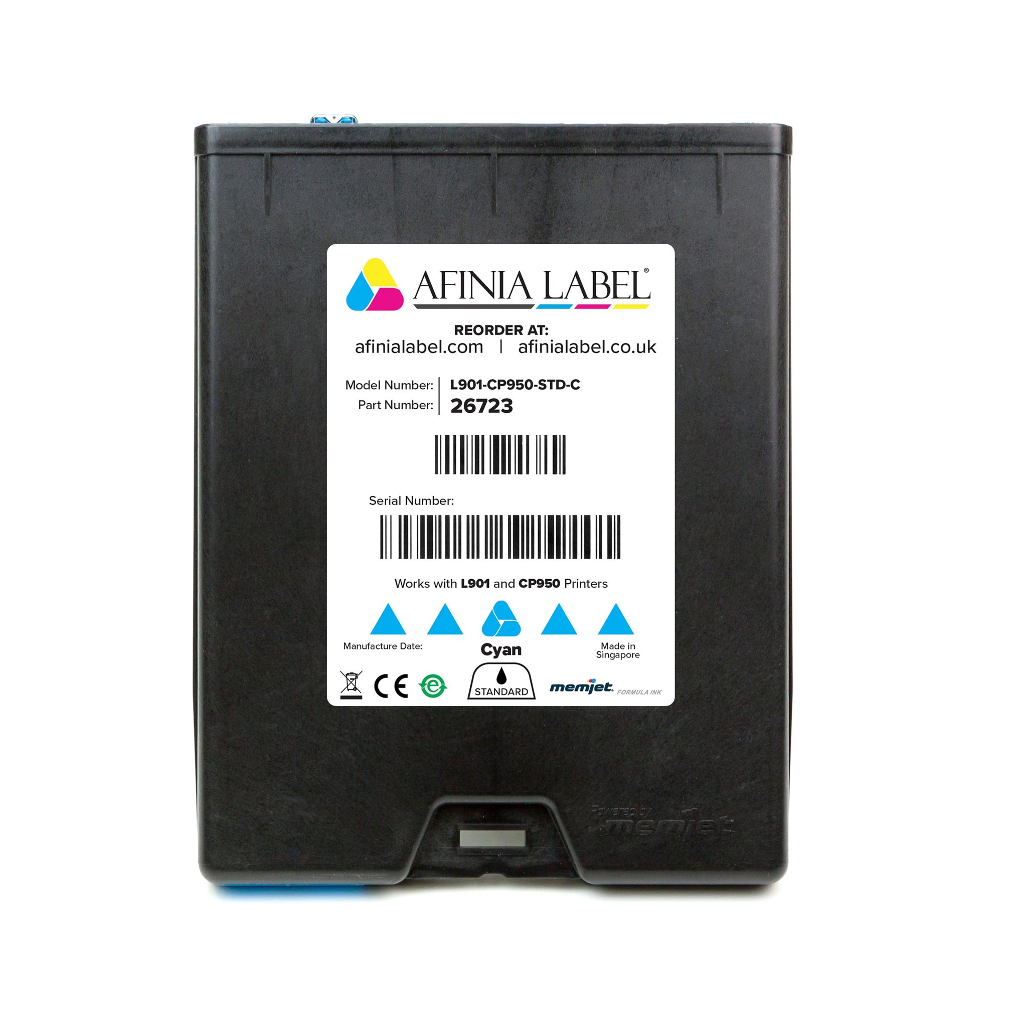 Picture of Afinia L901 Cyan Ink. Cartridge