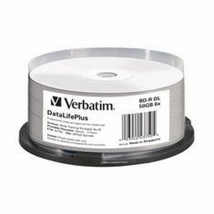 Picture of Blu-ray blank Verbatim DL 50GB (6x) Blu-Ray utskrivbar Thermo (25)