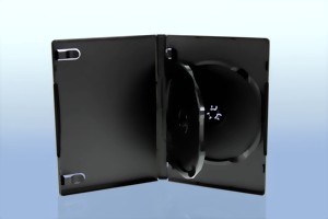 Immagine di Box per 3 DVD, colore nero, qualità elevata