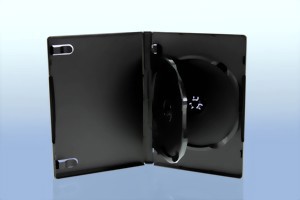Immagine di Box per 3 DVD, colore nero, qualità elevata