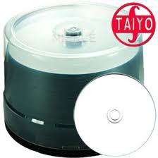 Picture of CD-skivor Taiyo Yuden, tryckbara termiskt upp till 24 mm.