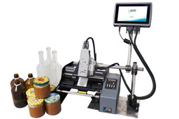 Picture of AP362e with ADR SOL I NG Printer - Labeler and Printer for Bottles, Cans, or Jars