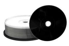 تصویر  أقراص CD فارغة  نافثة للحبر بيضاء مع  80 دقيقة / 700 ميجابايت / 52x