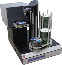 Image de Robot de duplication CD/DVD Cyclone 4 avec imprimante transfert thermique PowerPro III
