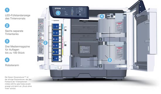 Epson Disc Producer Open