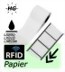 تصویر  مخزون ملصقات RFID مقاس 8 بوصة × 1,5