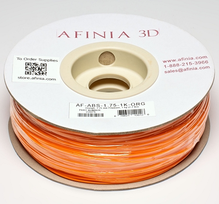 Image de Filament 3D 1,75 mm, orange 1kg, ABS Value Line