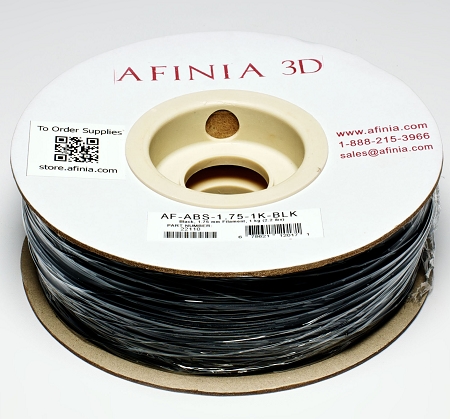Image de Filament 3D 1,75 mm, noir 1kg, ABS Value Line