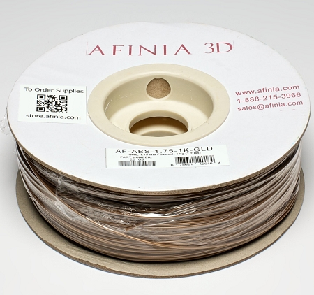 Afbeelding van 3D filament 1,75 , Gold 1kg, ABS Value Lijn