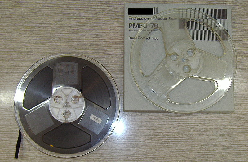 1/2cm &amp; 1cm Tonbandspule (60 perc) auf CD kopieren képe