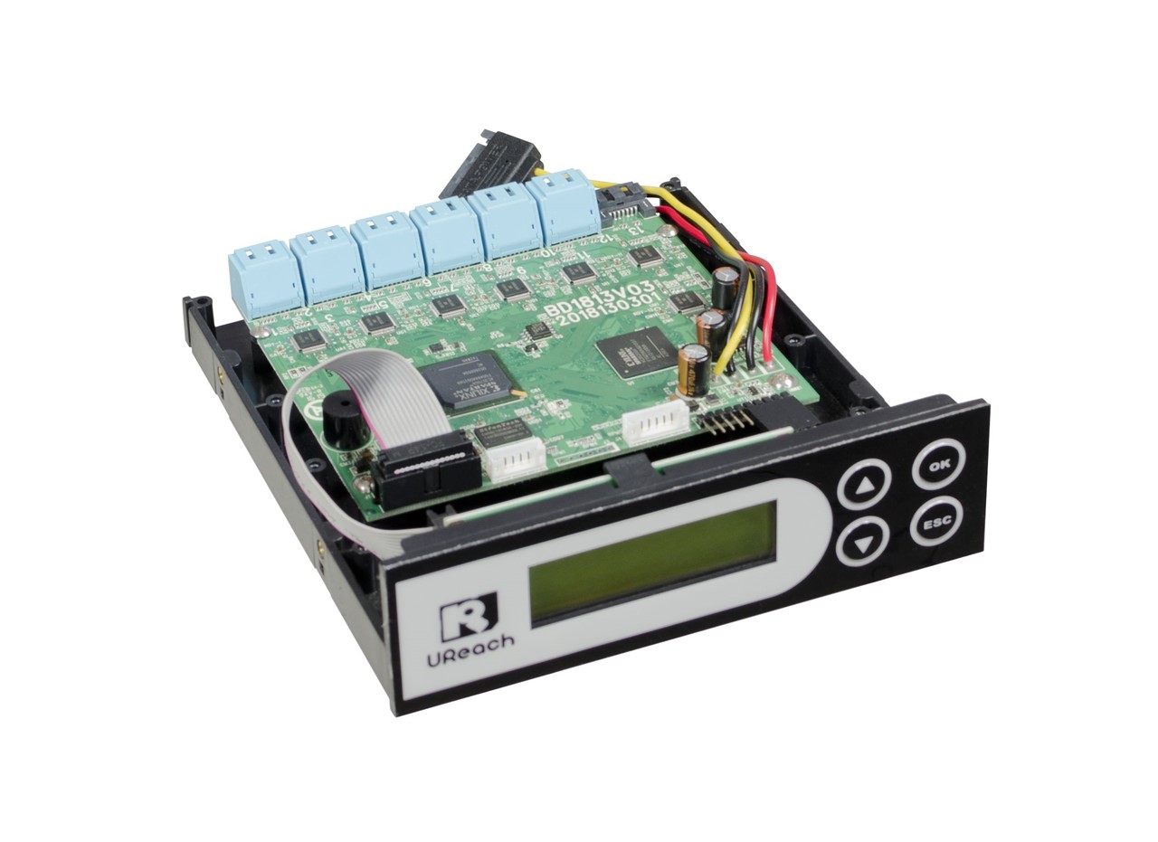 u-reach copy controller bd1813 pour tour de copie cd dvd bd avec 13 ports sata