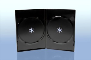 Imagen de Caja DVD 2 DVDs Slimline, negra, alta calidad