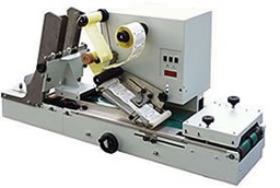 Picture of LAB510THC - Automatic Labeler for Marijuana Pouches, Ziplocks and Mylar Baggies