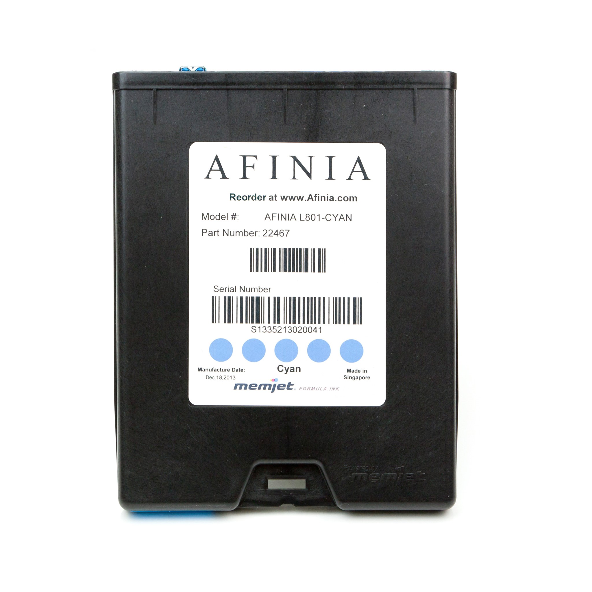 Afbeelding van Afinia L801 cyaan Inktcartridge