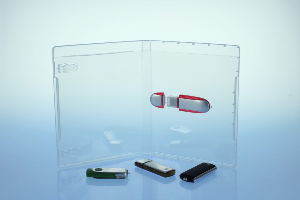 Pilt 1 USB-Stick BluRay Box PP Transparent